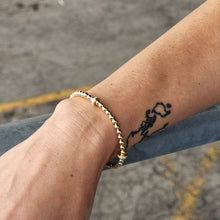 4 Section Roundel CZ Bracelet